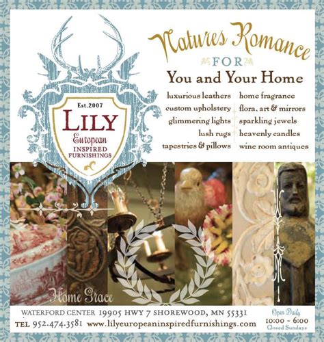 Lily European Inspired Furnishings
